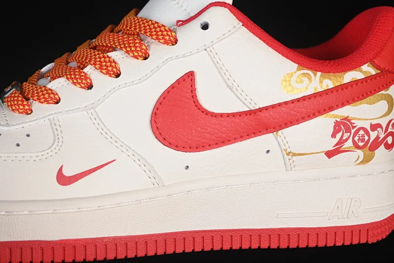 All categories Nk Air Force 1 Air Force series Nk Air Force 1 Low Air Force low-top Nike Air Force 1'07 Low Year of the Horse limited edition off-white wine red Air Force 1 low-top casual sneakers QW5288-125